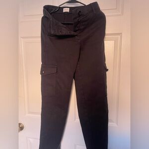 Aritzia Black Cargo Pants // Size 4